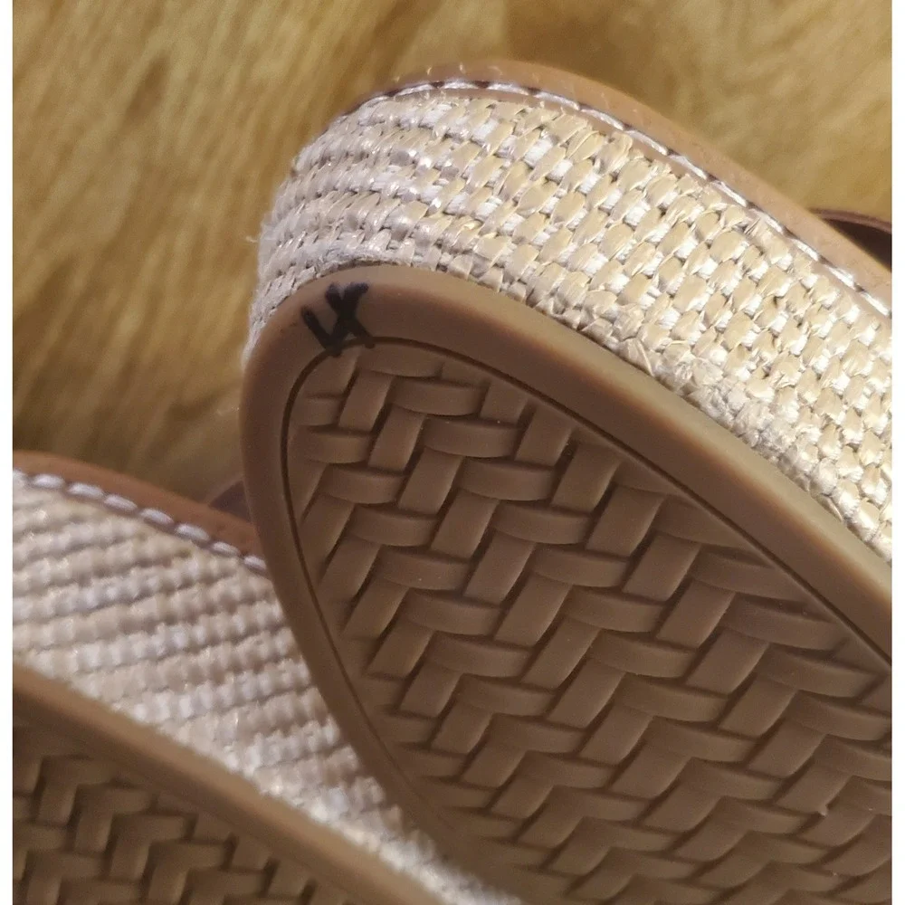 Cole Haan‎ Cloud All Day Espadrille Wedge Sandals Women's Size 10 Brown